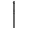 Dekorativ puller | Serie 479B | � 76 mm | fastmonteret, til indst�bning i beton med jordanker, total l�ngde ca. 1300 mm | uden l�s | med 1 �je